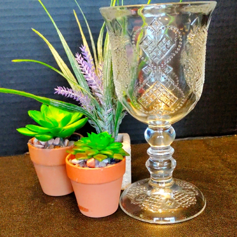 Avon 1978 vintage heart goblet
